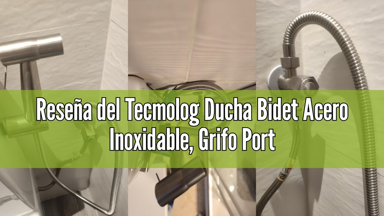 Rese&ntilde;a del Tecmolog Ducha Bidet Acero Inoxidable, Grifo Portatil para WC Kit Ducha de Lavabo, con So