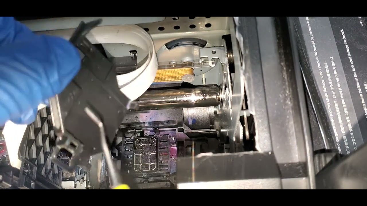 Epson L1800 print head removal