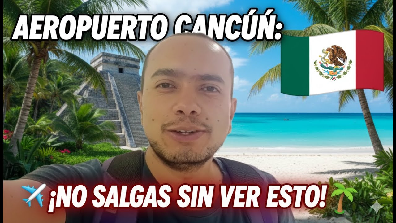 Aeropuerto de Cancún: ¡No salgas sin ver esto! ✈️🌴