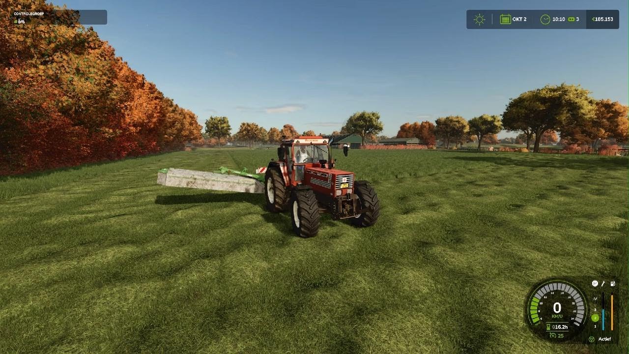 Gras maaien om hooi te maken - De Friese Wouden #40 FS25 Westdijk-Farming