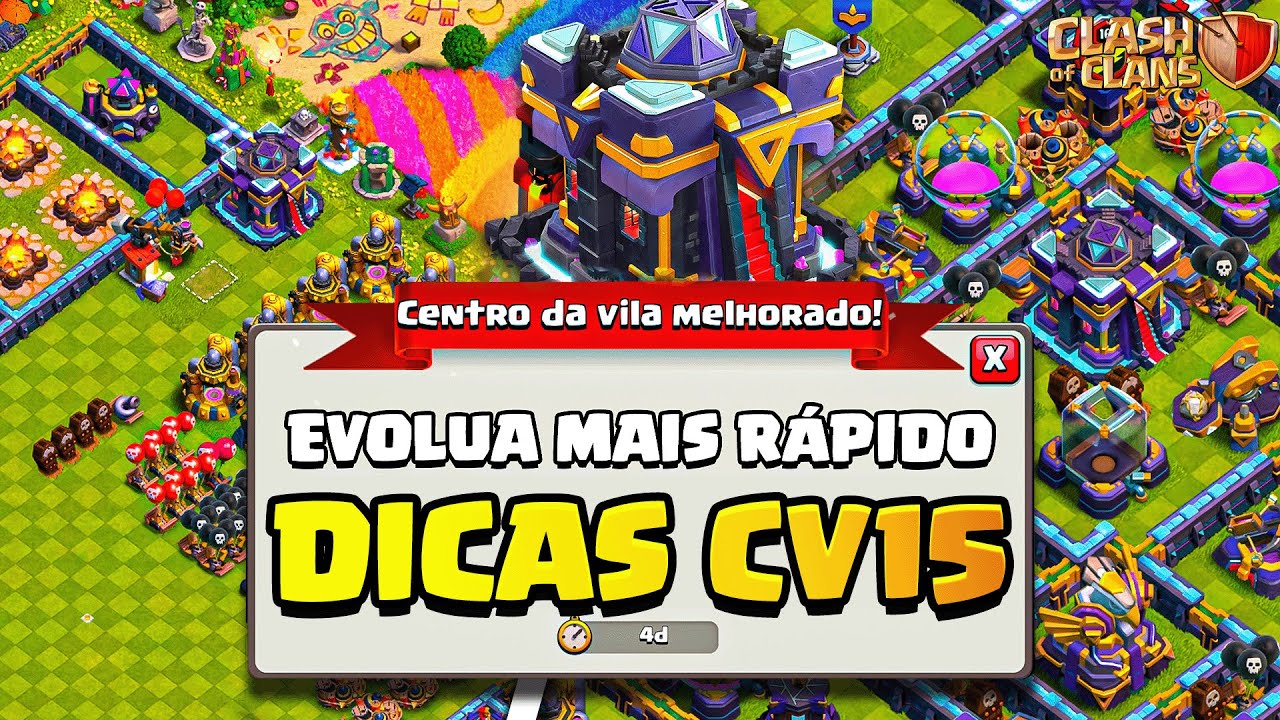 25 MELHORES DICAS para o Cv15 no Clash of Clans!
