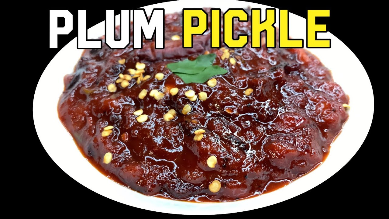 How to make pickle using plum fruit | Plum tasty recipes | Plum chutney