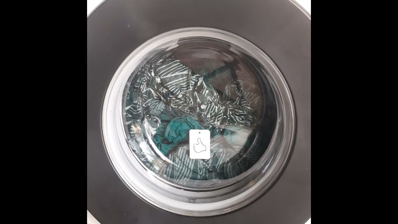 ASMR Son machine a laver Daewoo programme mixte 30 cycle complet 