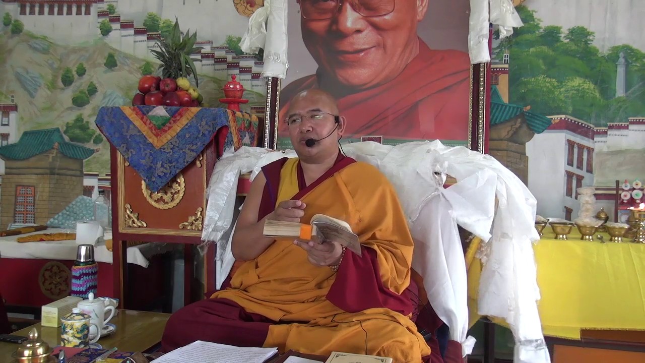 Day2 Teaching on The Words of My Perfect Teacher (ཀུན་བཟང་བླ་མའི་ཞལ་ལུང་)by Geshe Lobsang Dawa la