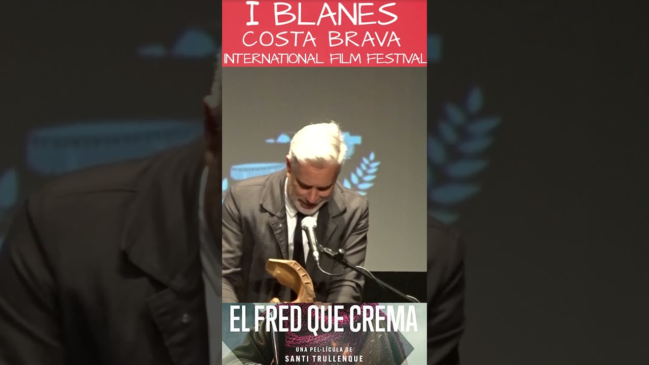 Adri&aacute; Collado gana el premio al mejor actor de reparto en #blanesfilmfestival por #elfredquecrema