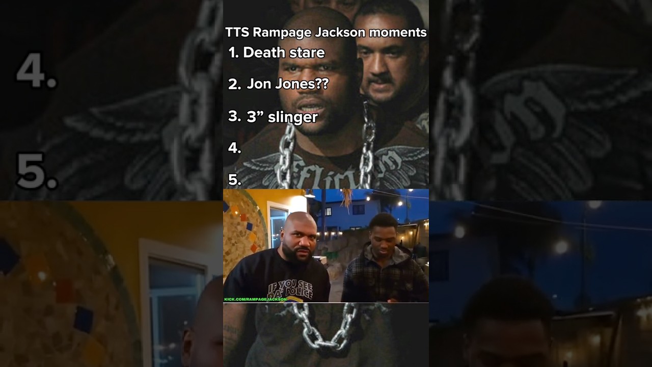 Rampage Jackson has some WILD moments on stream! #ufc #mma #rampage #jonjones #stream #kick