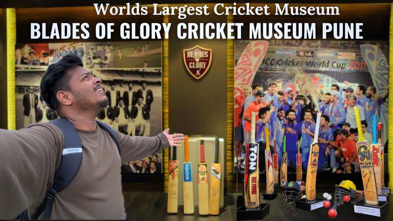 Inside World's Largest Cricket Museum With 75,000+ Memoriables😍| Blades Of Glory Cricket Museum Pune