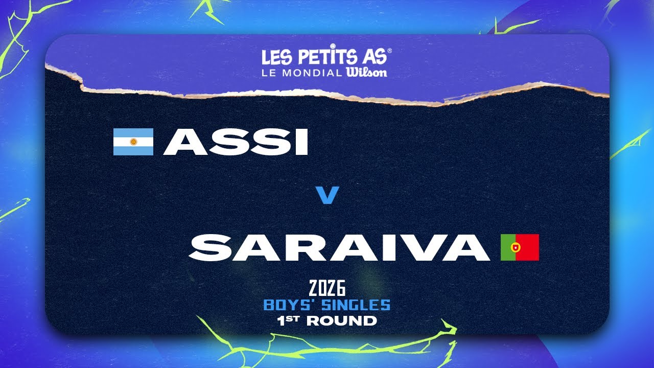 Les Petits As 2026 | Boys Singles R1 | Juan Ignacio ASSI vs. Luis Bernardo SARAIVA