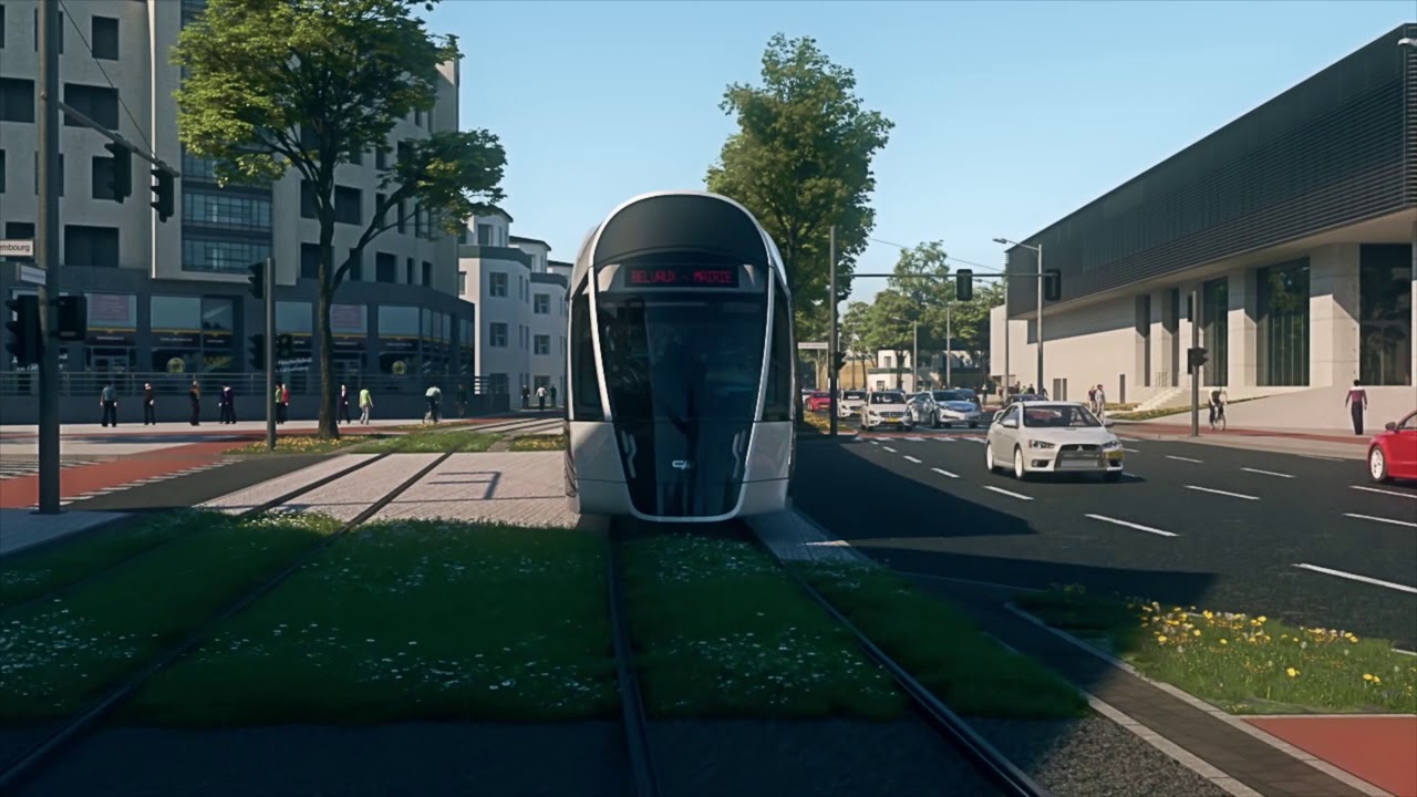 Tram rapide Luxembourg Esch