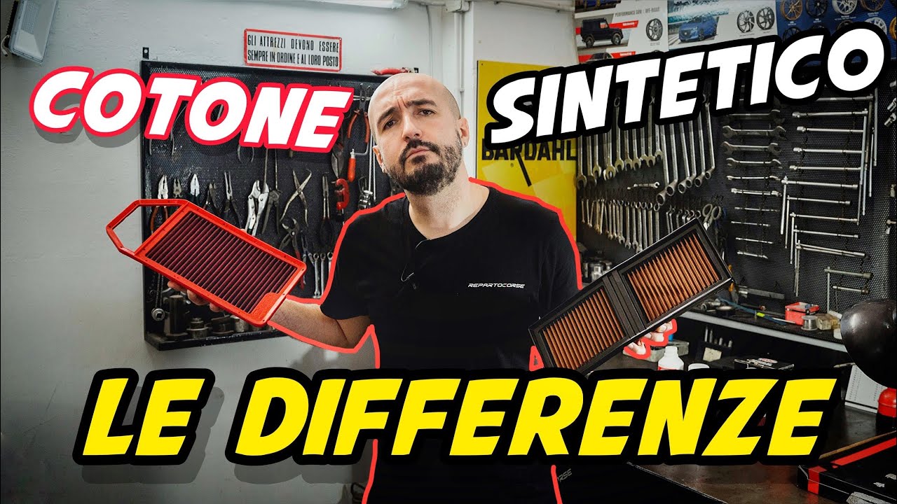 5 DIFFERENZE tra i filtri aria sportivi in COTONE e SINTETICI! Quale scegliere? | REPARTOCORSE