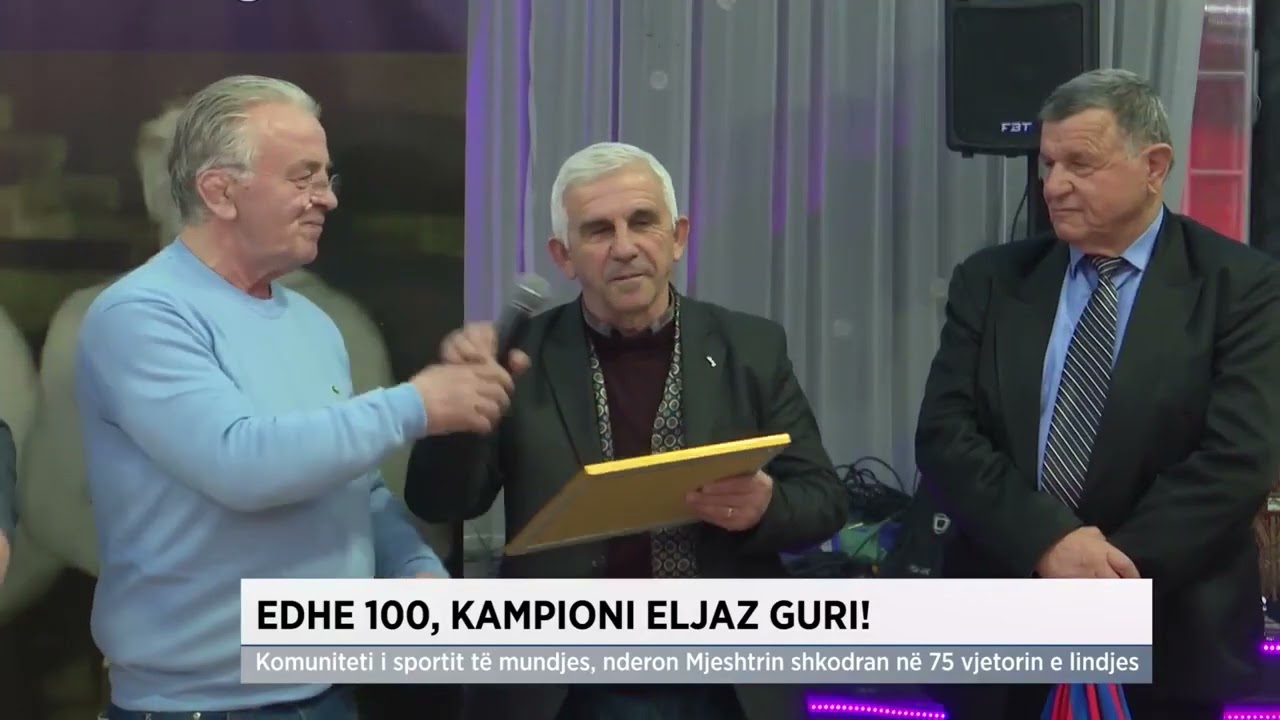 Edhe 100, kampioni Eljaz Guri!