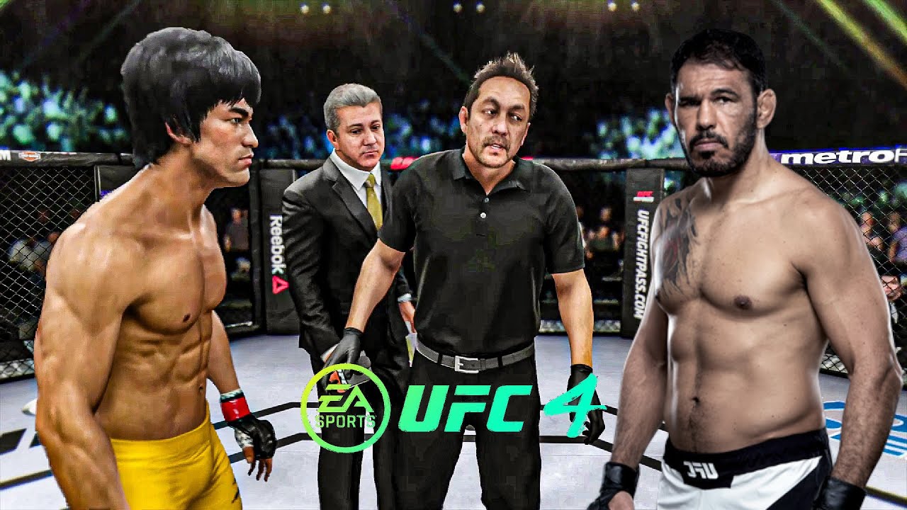 Брюс Ли против Минотуро Ногейры EA Sports UFC 4 Бойцовский клуб Брюса Ли 🔥🐲