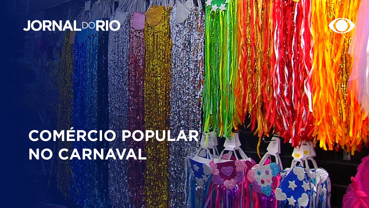 Comércio popular sai ganhando em época de carnaval