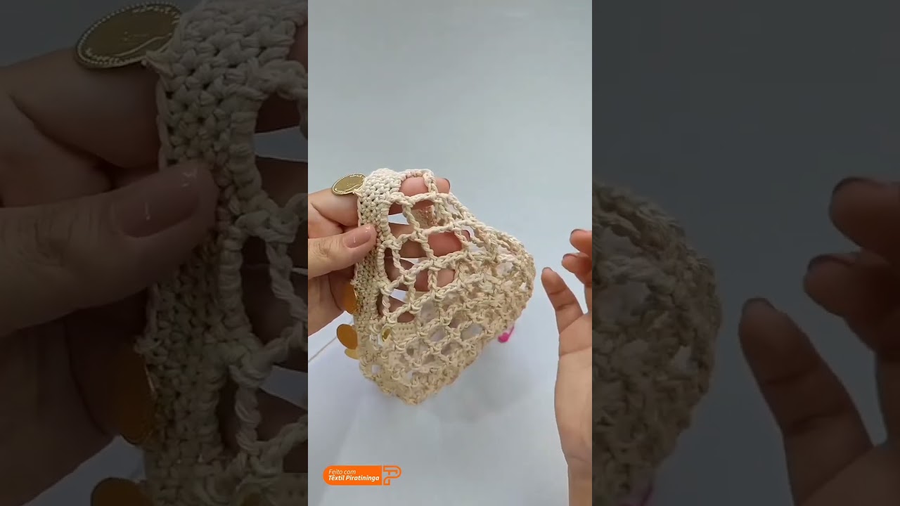 Head piece em croch&ecirc; - V&iacute;deo completo na descri&ccedil;&atilde;o