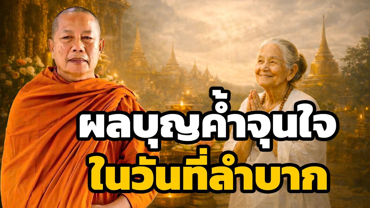 ผลบุญพาชีวิตรอด ธรรมะคลายทุกข์ พระมหาบุญช่วย ปัญญาวชิโร