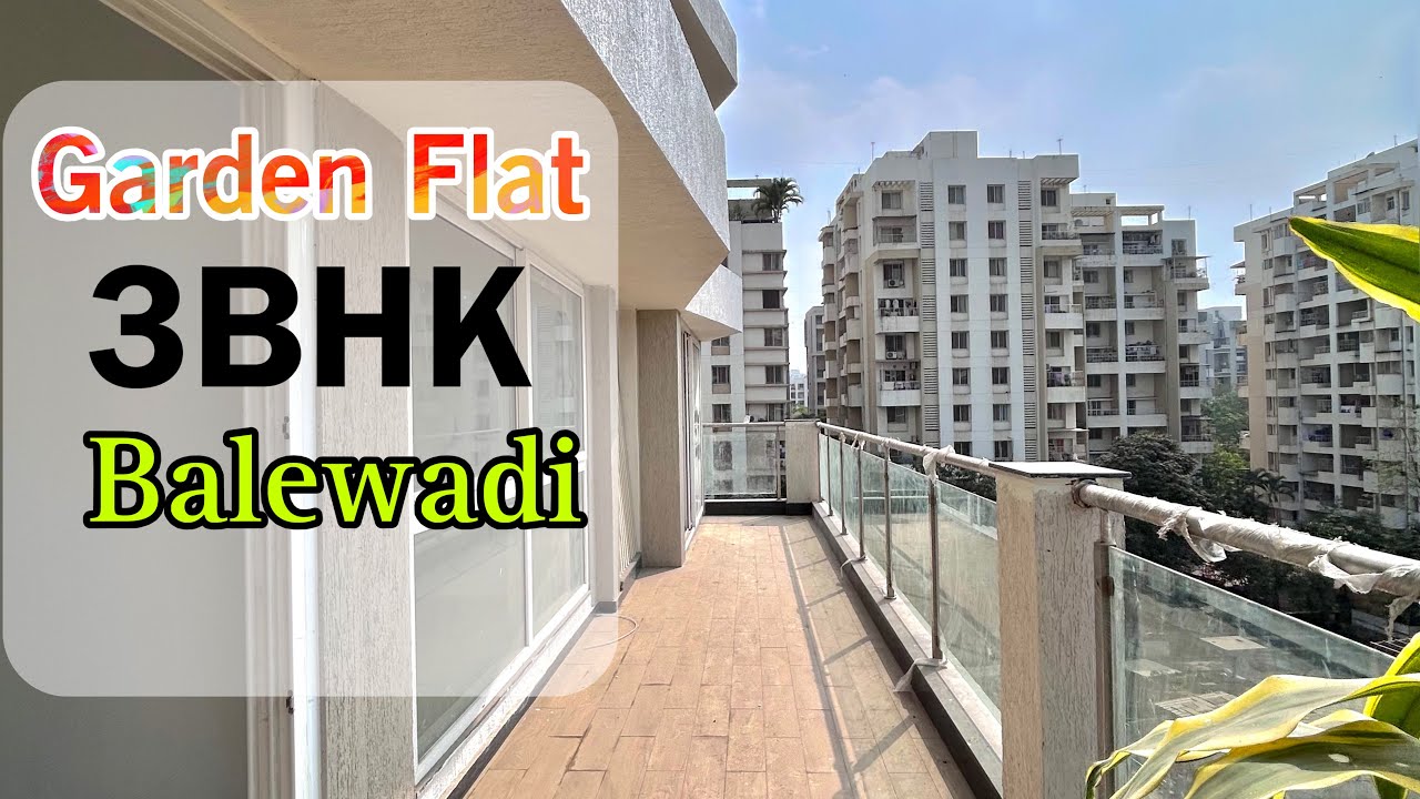 Balewadi, Pune 3Bhk Garden flat For Sale | ready Possession | Resale 