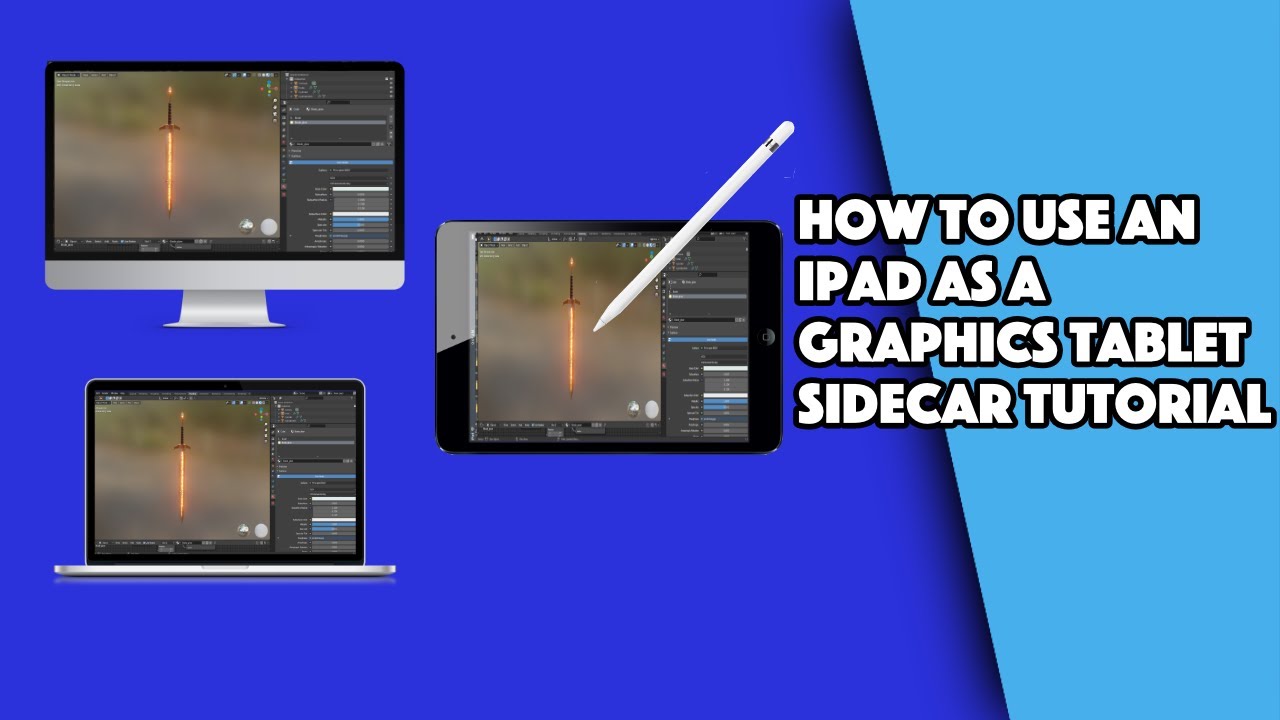 How to use iPad as a Graphics Tablet | Sidecar Tutorial