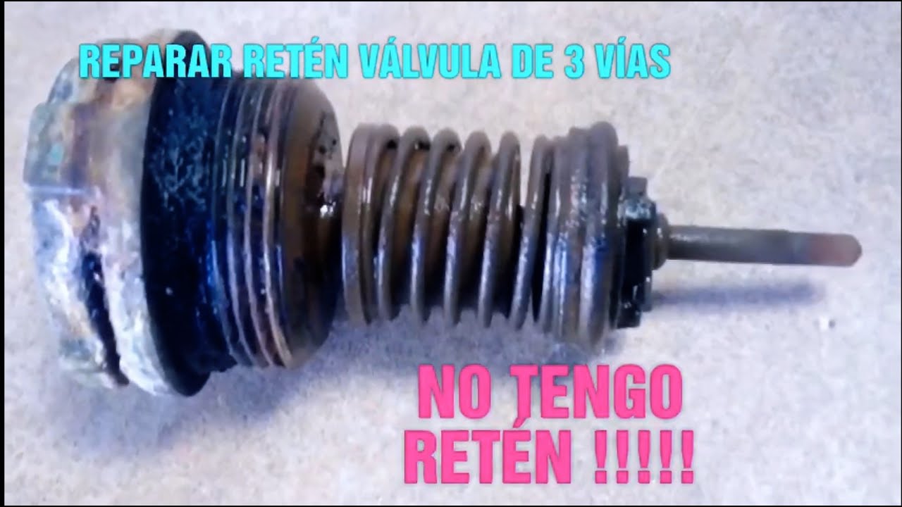 Reparar retén en válvula de 3 vias con una junta torica en caldera de calefacción