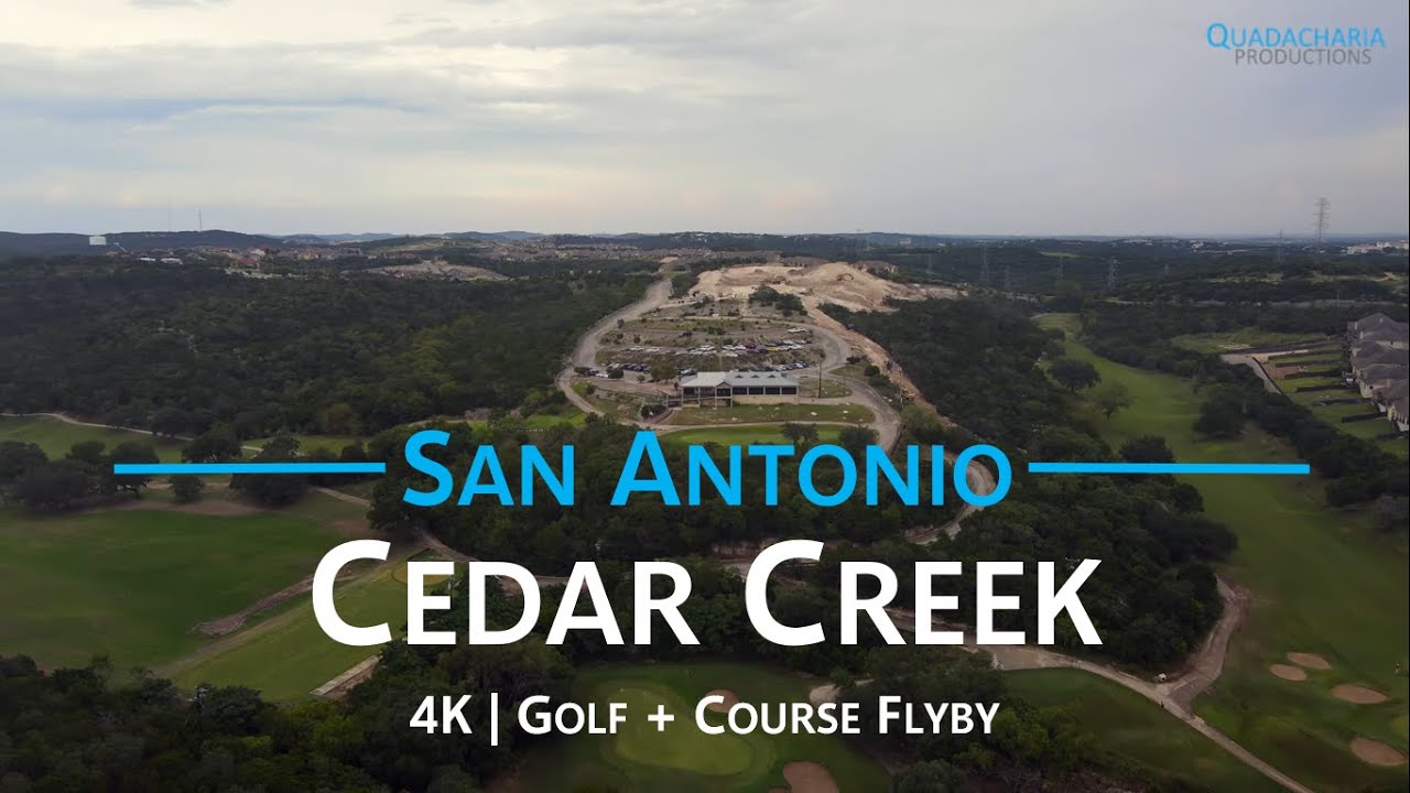 Every hole at Cedar Creek Golf Course - San Antonio, Texas 🇺🇸 | 4K drone + binaural audio 🎧