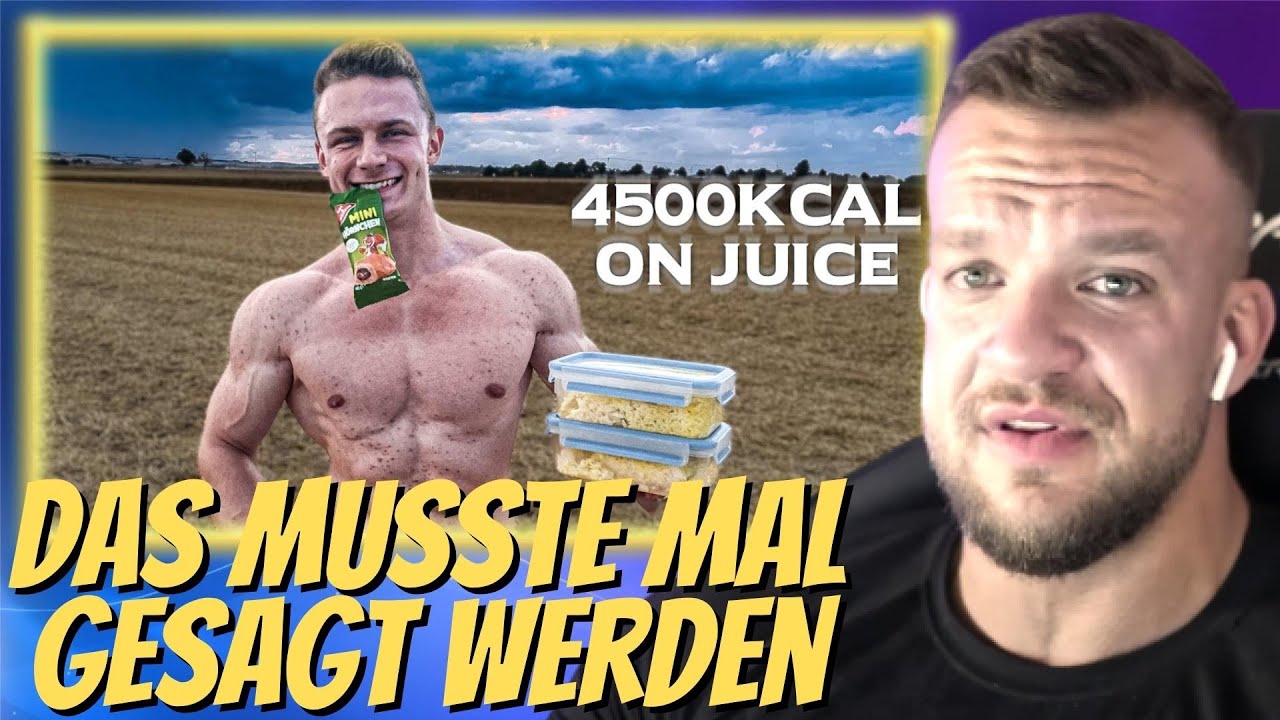 Thunfisch sieht aus wie jeder NATTY nach 1 Woche Training! William Niewiara Live Reaktion