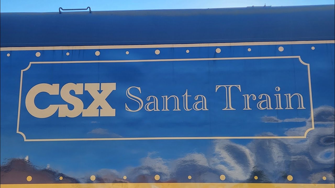 83rd CSX Santa Train Chase down the Clinchfield Across Three States