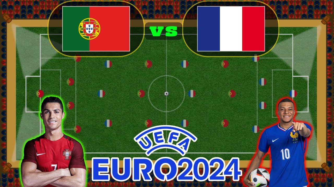 Clash of Champions: Portugal vs France - UEFA Euro 2024 Marble Football Quarter-Finals!