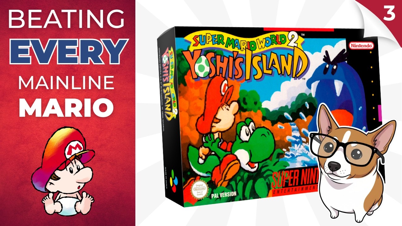 Beating EVERY Mainline Mario: Super Mario World 2: Yoshi's Island (8/21) | SNES | Part 3