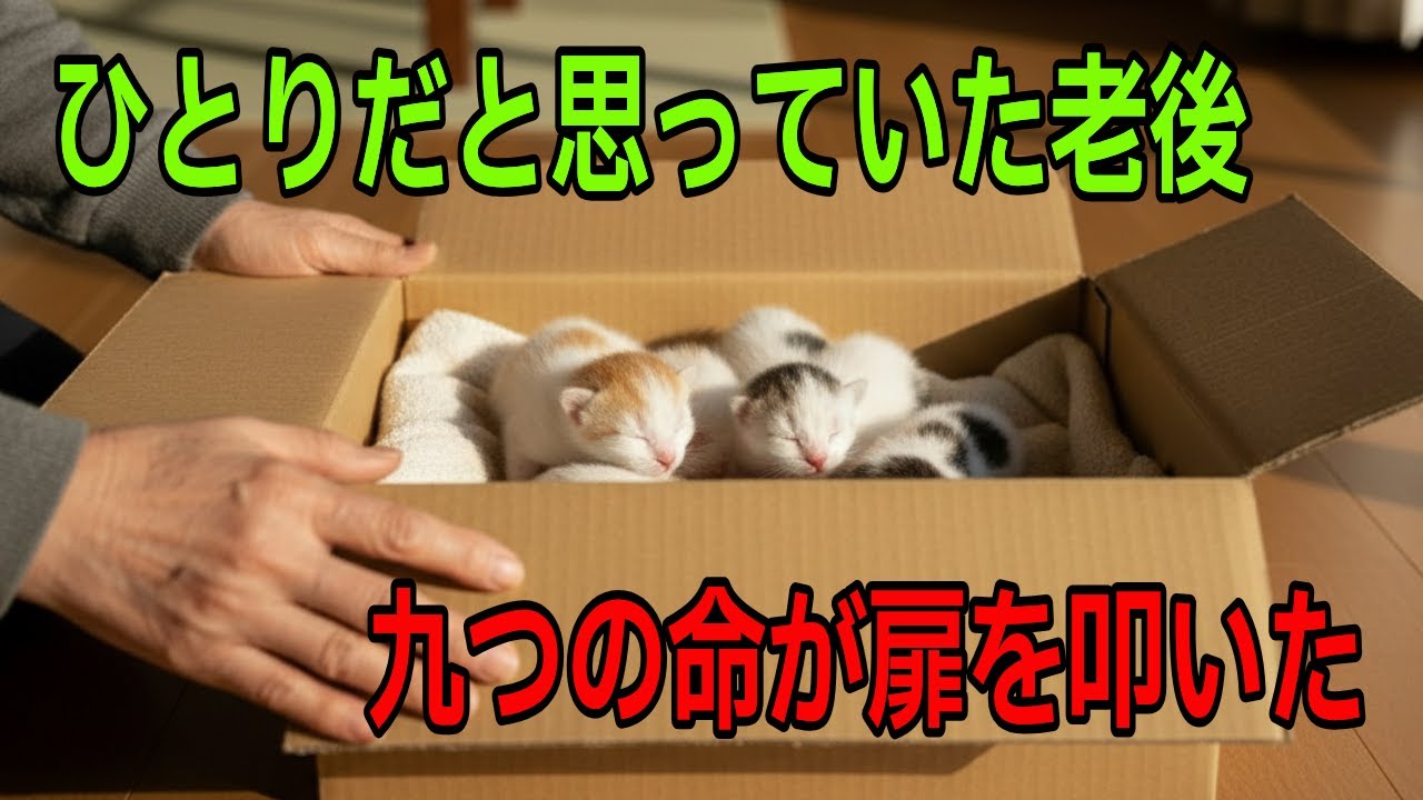 一匹の猫から始まった老後