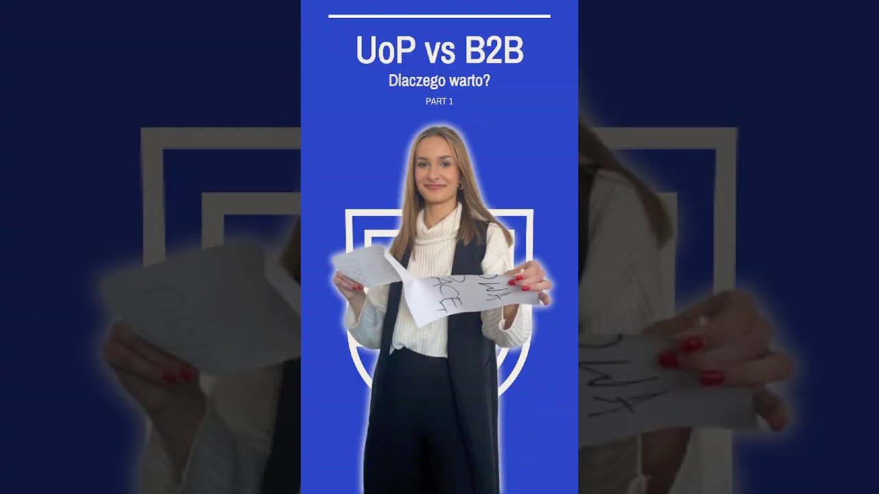 5 powod&oacute;w, dla kt&oacute;rych B2B jest lepsze niż etat! 🚀 #b2b #jdg #biznesonline #pieniądze