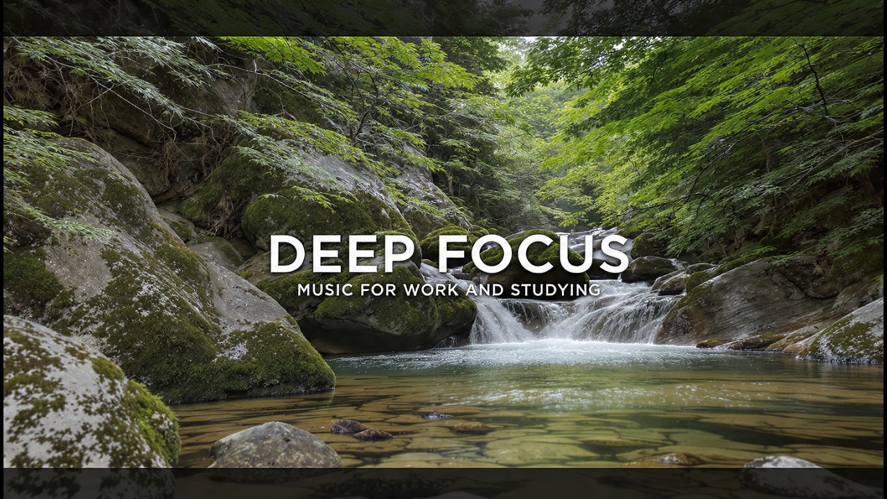 LIVE 🌙 Soothing Piano Music & Natural Water Sounds for Calm Mind and Deep Relaxation