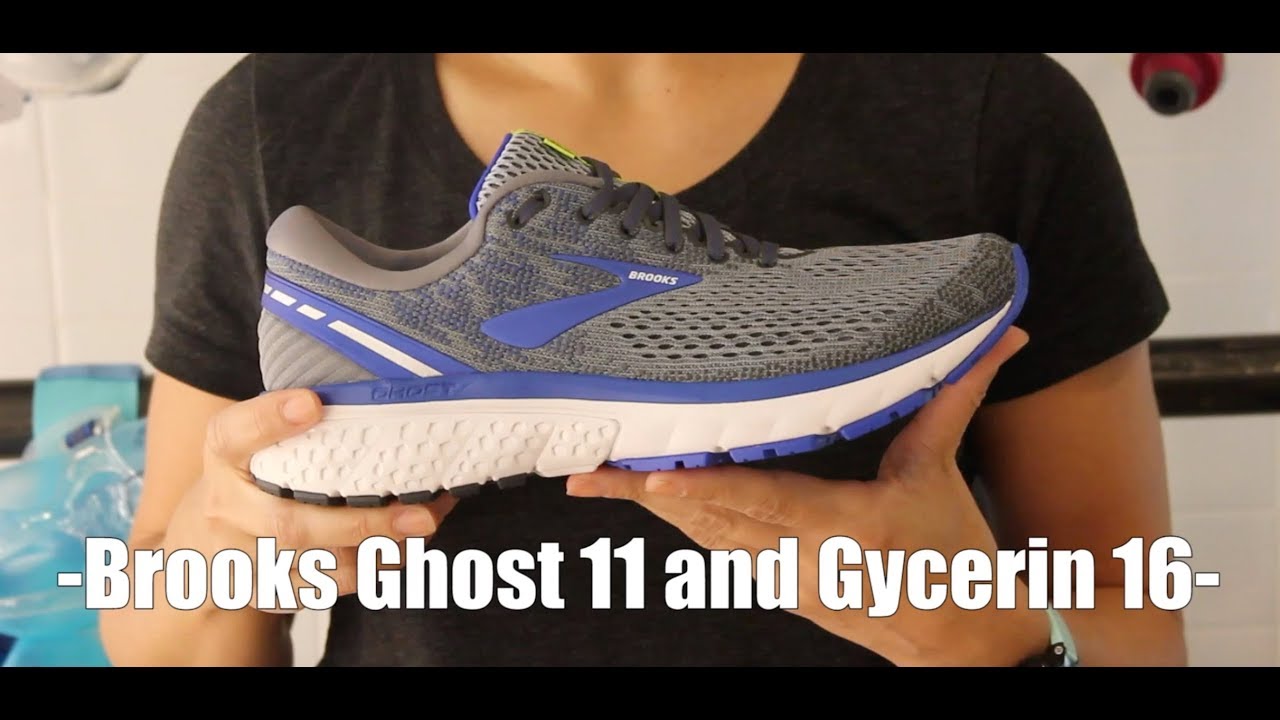 Brooks Ghost 11 and Glycerin 16 Shoe Review