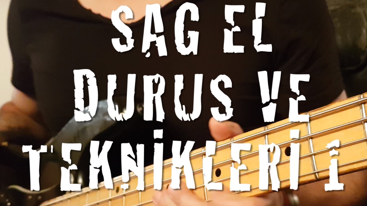 Bas Gitarda Sağ El Duruşu Bölüm1
