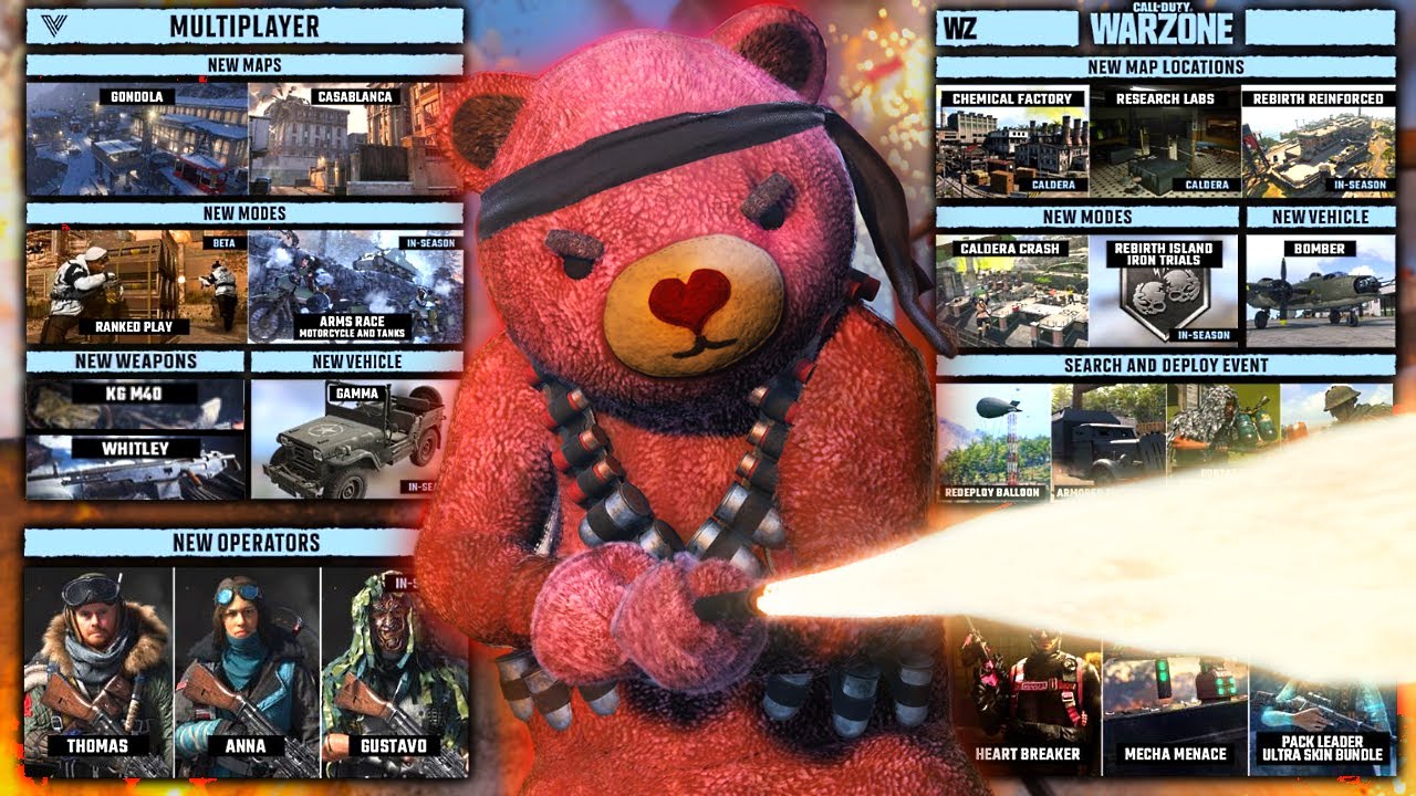 Vanguard Season Two Roadmap REVEALED! (New Weapons, Maps, & More!)