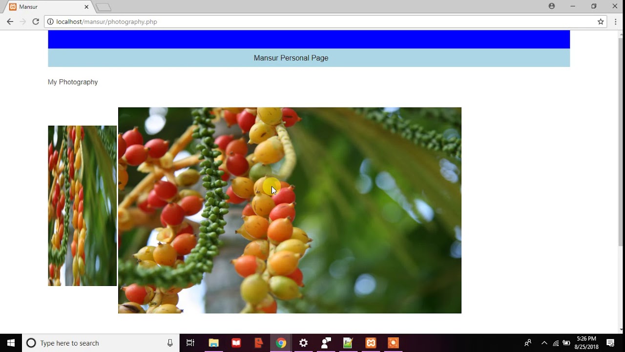 Website Making. PHP. Project-1. Part 3 of 3
