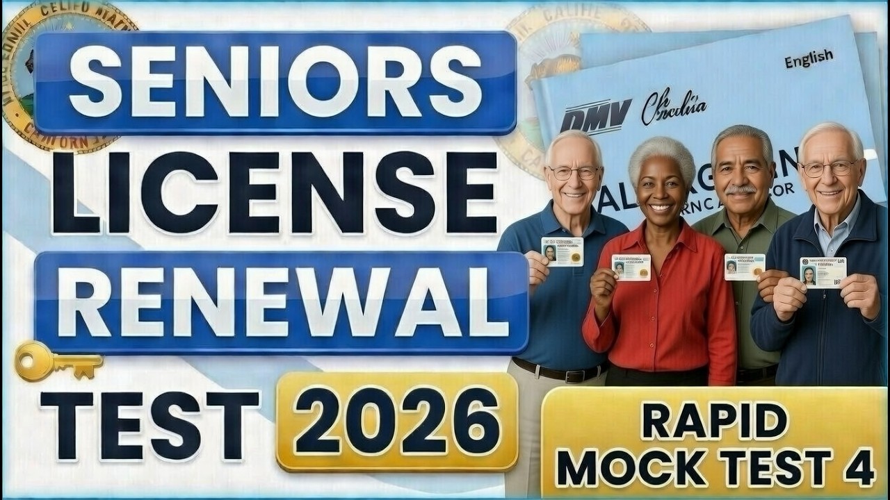 California DMV Senior Written Test 2024 | DMV Written Test California