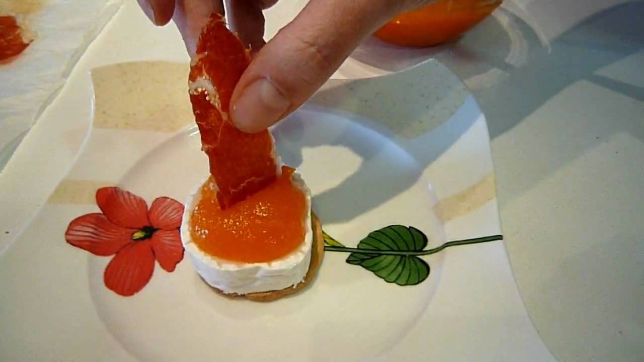 3🍡 QUESO de CABRA con ZANAHORIA 🥕 y JAMON CRUJIENTE ConPanyVino