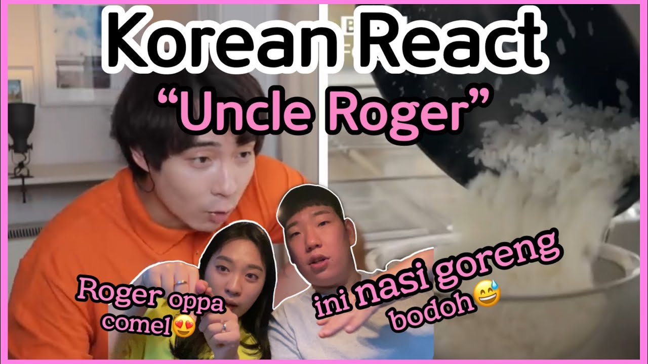 Koreans' Reaction to Comments - Uncle Roger Nasi Goreng Telur