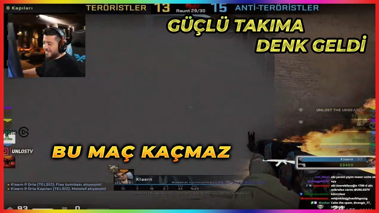 UNLOST EKİPLE AŞIRI ÇEKİŞMELİ CSGO REKABETÇİ