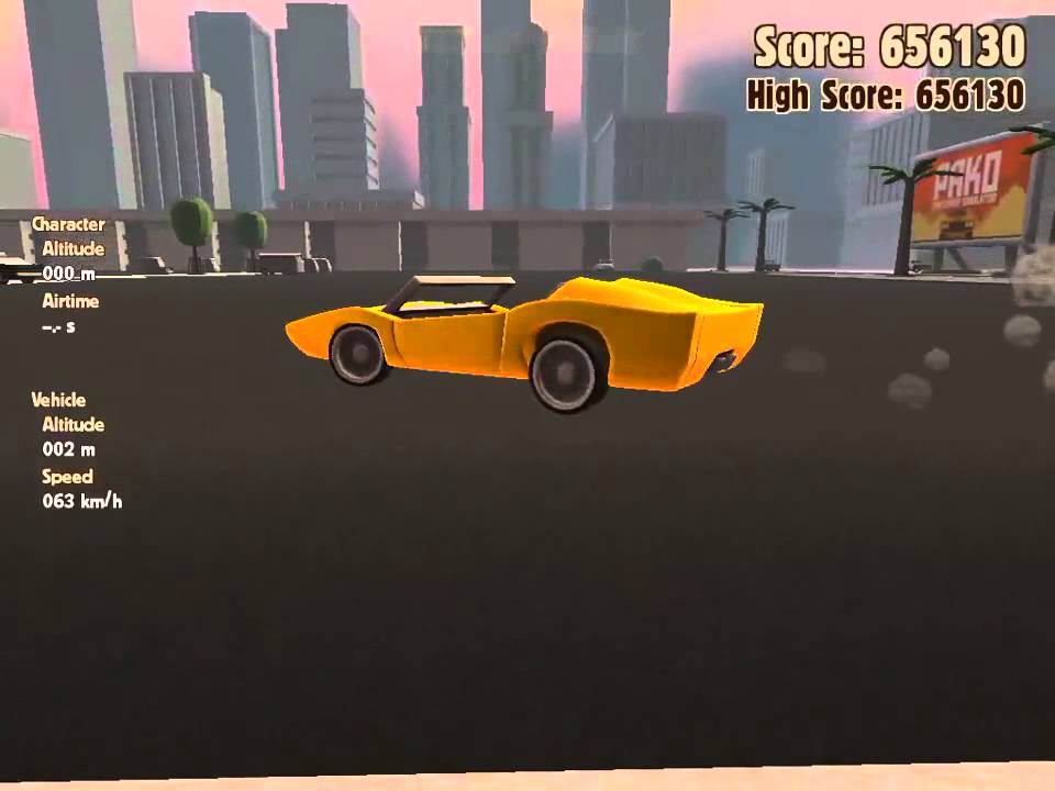 Turbo Dismount replay: 656 130 points on Mall Chase! 