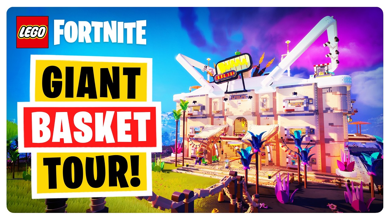 Giant Basket Restaurant Tour // Lego Fortnite #legofortnite