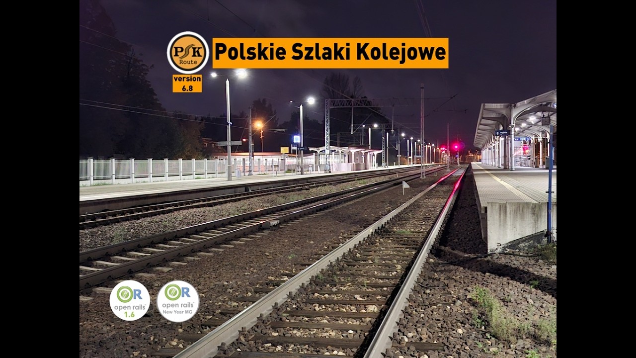 Open Rails L PSK #15  0815 R995240 Kędzierzyn Koźle - Gliwice