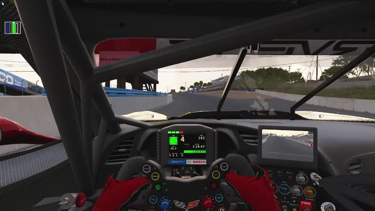 Assetto Corsa Laguna Seca Chevrolet Corvette C7R (Dry) Track Guide (Hotlap + Telemetry)