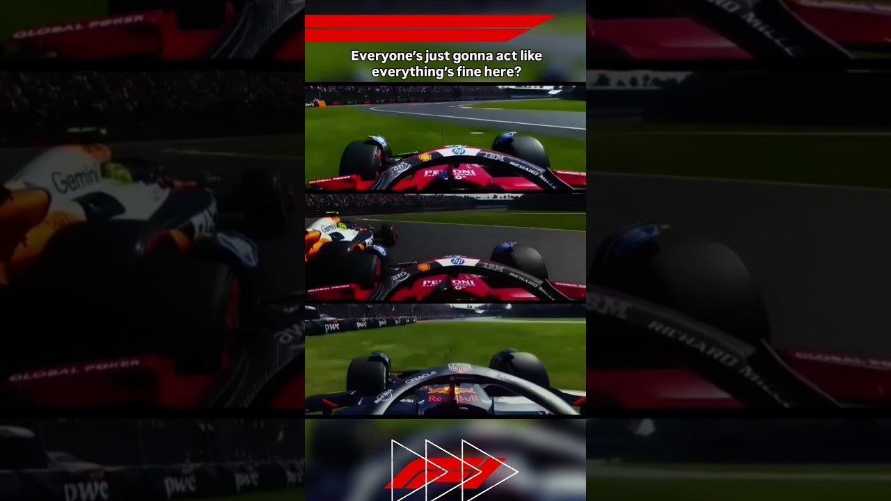 Mexico GP 2025 Turn 1 🇲🇽 Hamilton, Leclerc, Verstappen&hellip; Classic FIA Disaster #F1 #Formula1 #Shorts