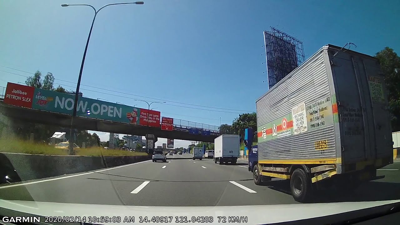 Driving from Bonifacio Global City to Balian, Pangil, Laguna - Garmin GDR E530 Dashcam