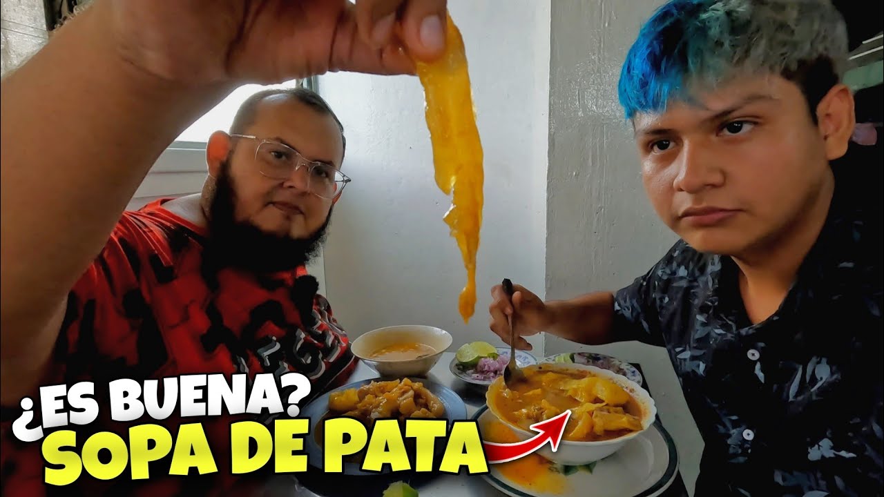 COMIENDO SOPA DE PATA *Primera Vez* ¿Realmente es Buena? ft. @Gordo Soyacity