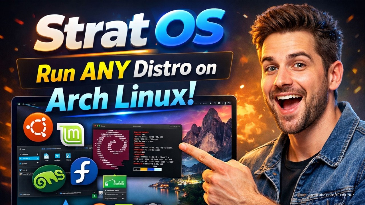 StratOS: Запускайте ЛЮБОЙ дистрибутив на Arch Linux!