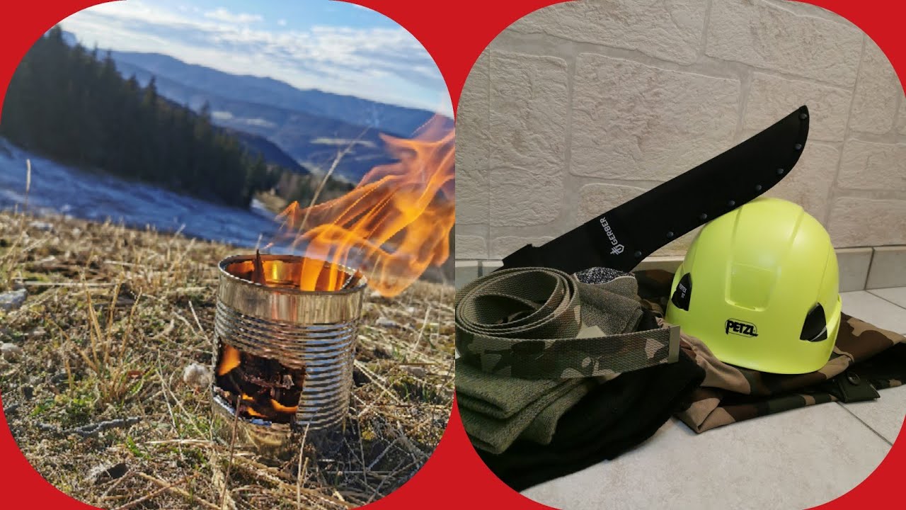 Equipements de SURVIE + tuto réchaud !!
