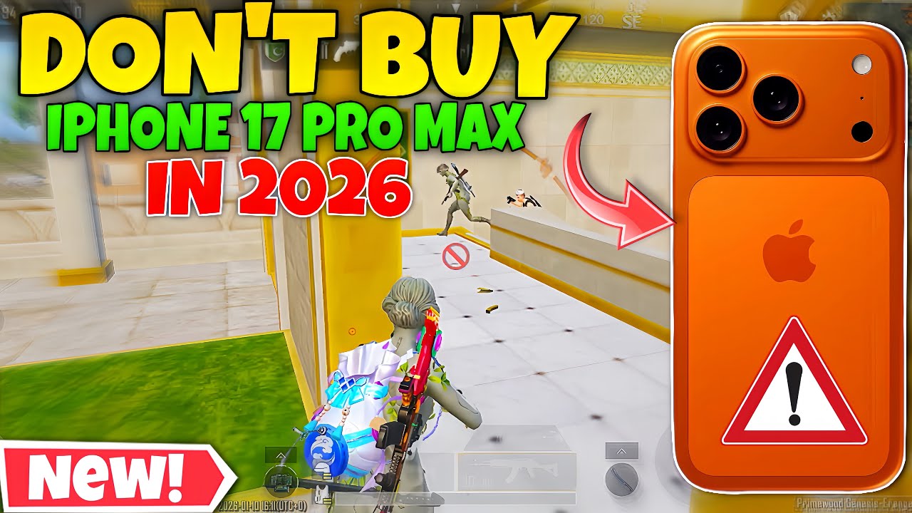 IPHONE 17 PRO MAX PUBG TEST IN 4.2 UPDATE 🔥 | Iphone 17 Pro vs Iphone 17 Pro Max PUBG Gaming Test 😱