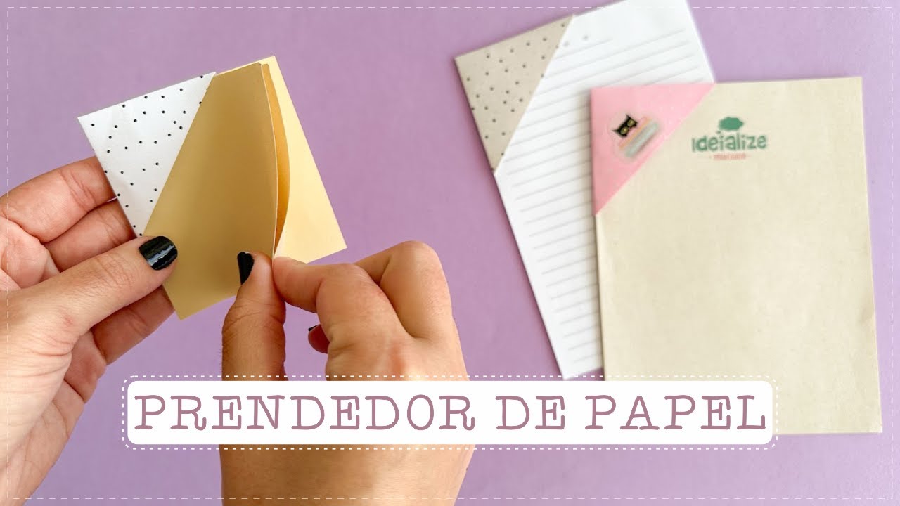 PRENDEDOR DE PAPEL ORIGAMI | COMO FAZER?