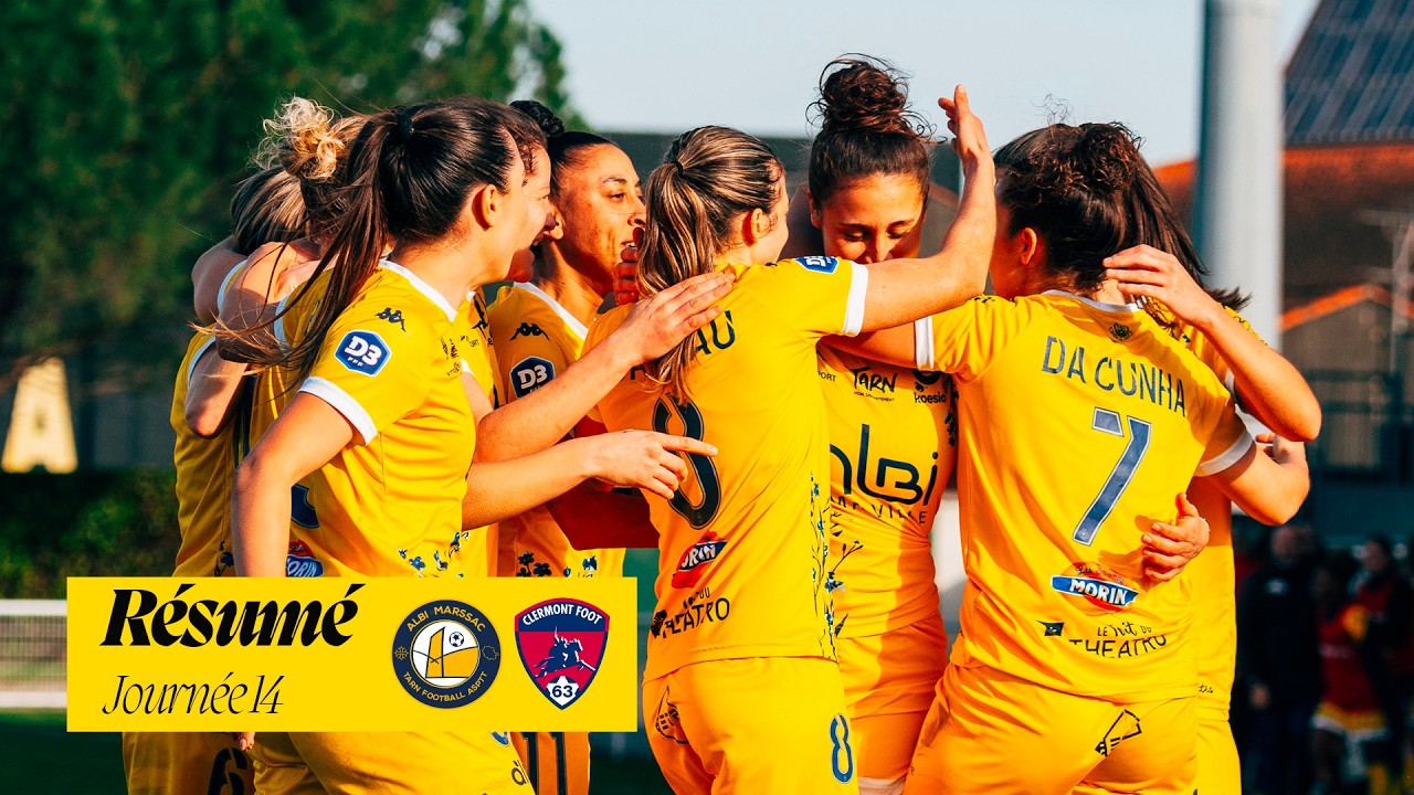 ALBI MARSSAC 🆚 CLERMONT FOOT 63 (3 - 3) / D3 FÉMININE 2025-2026